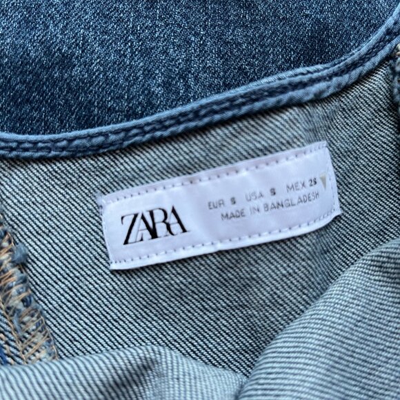 NWT Zara Denim Dress - Picture 3 of 4
